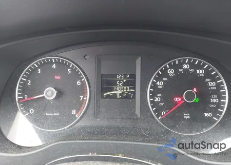 2013 Volkswagen Jetta 2.5L Se из США, поврежденный, VIN 3VWDX7AJ1DM367342